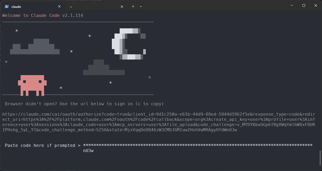 Connexion OAuth dans la CLI Claude Code