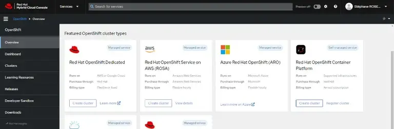 console Redhat