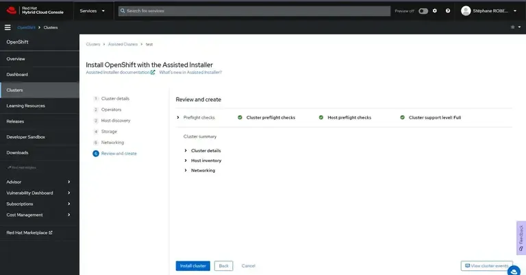console Redhat