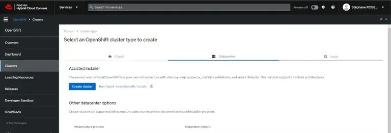 console Redhat