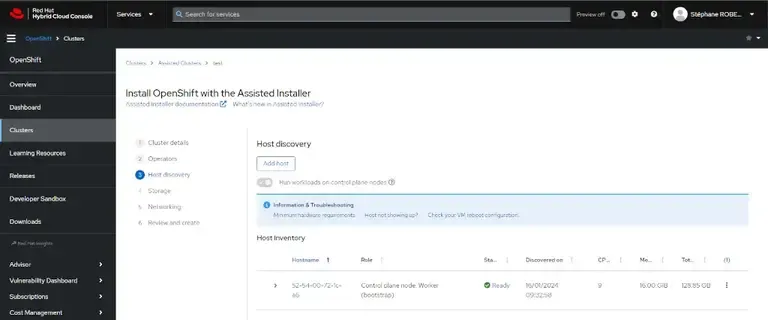 console Redhat